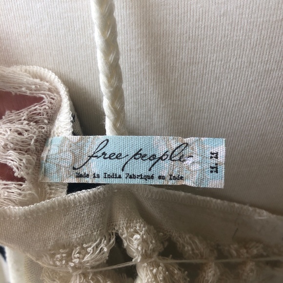 Free People Oatmeal Peace Arrow Tunic Size - Picture 6 of 7